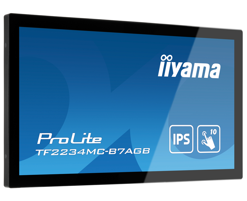 iiyama ProLite TF2234MC-B7AGB - 22 inch - 300 cd/m² - Full-HD - 1920x1080 pixel - Open Frame - 10 point - Touch Display