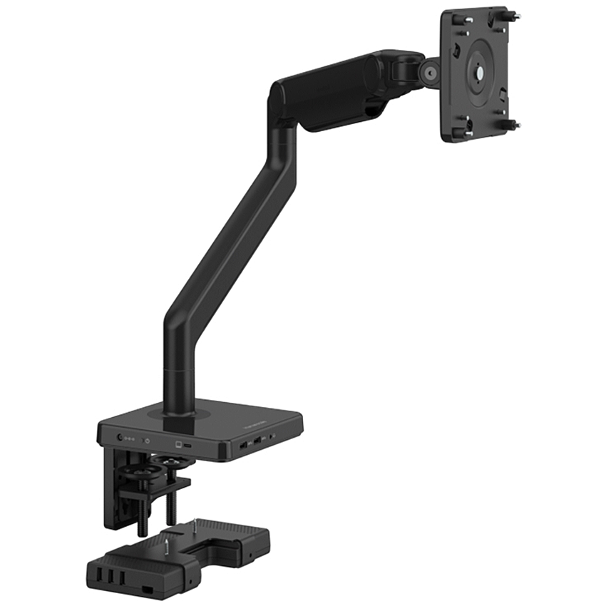 Humanscale M21M2-CBBTBEU - M2.1 monitor arm mounting kit - with M/Connect 2 docking station - for 1 display - black