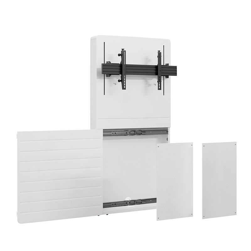 Hagor CON-Line Big W Lift 75 - 98 - electric height-adjustable floor/wall mount - 75-98 inch - VESA 800x600mm - up to 150kg - white