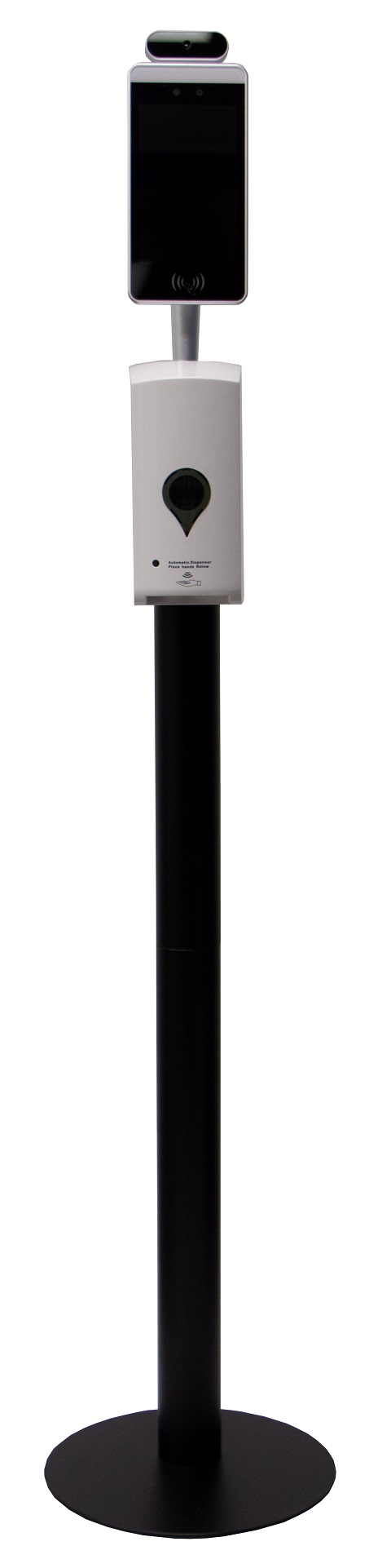 Doorman DMN08 Bundle 8 Zoll Display mit Temperaturmesser - Maskentragerkennung + Standfuß DMN08-FSD + DMN08-HSZ Händedesinfektion-Spender