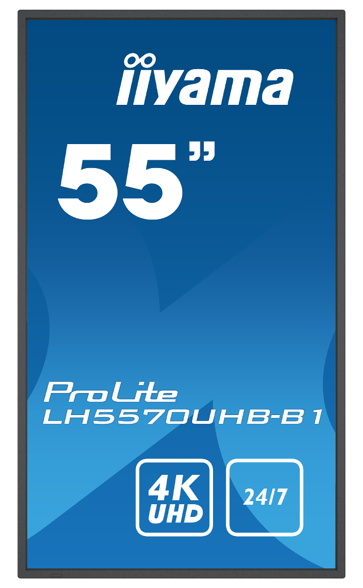 iiyama ProLite LH5570UHB-B1 - 55 Zoll - 700 cd/m² - Ultra-HD - 3840x2160 Pixel - 24/7 - Android 9 - Display