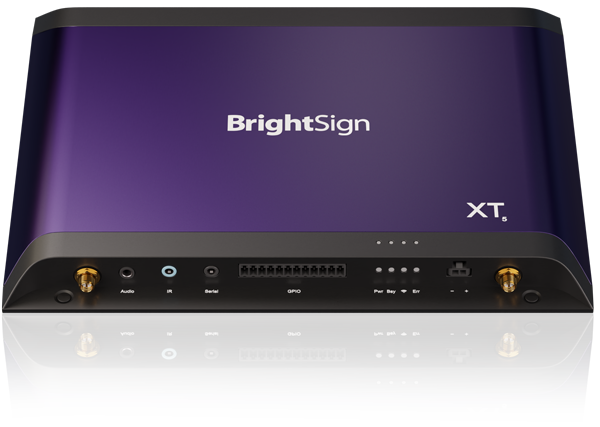 BrightSign XT245 Standard Digital Signage Player - 1x 8K60p, HTML5 - XT5 Serie