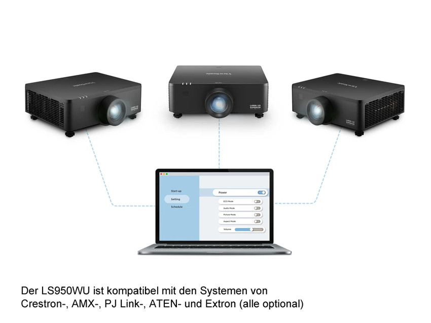 ViewSonic LS950WU - WUXGA - 7100 ANSI - Laser - Installation projector - Black ViewSonic LS950WU - WUXGA - 7100 ANSI - Laser - Installation projector - Black