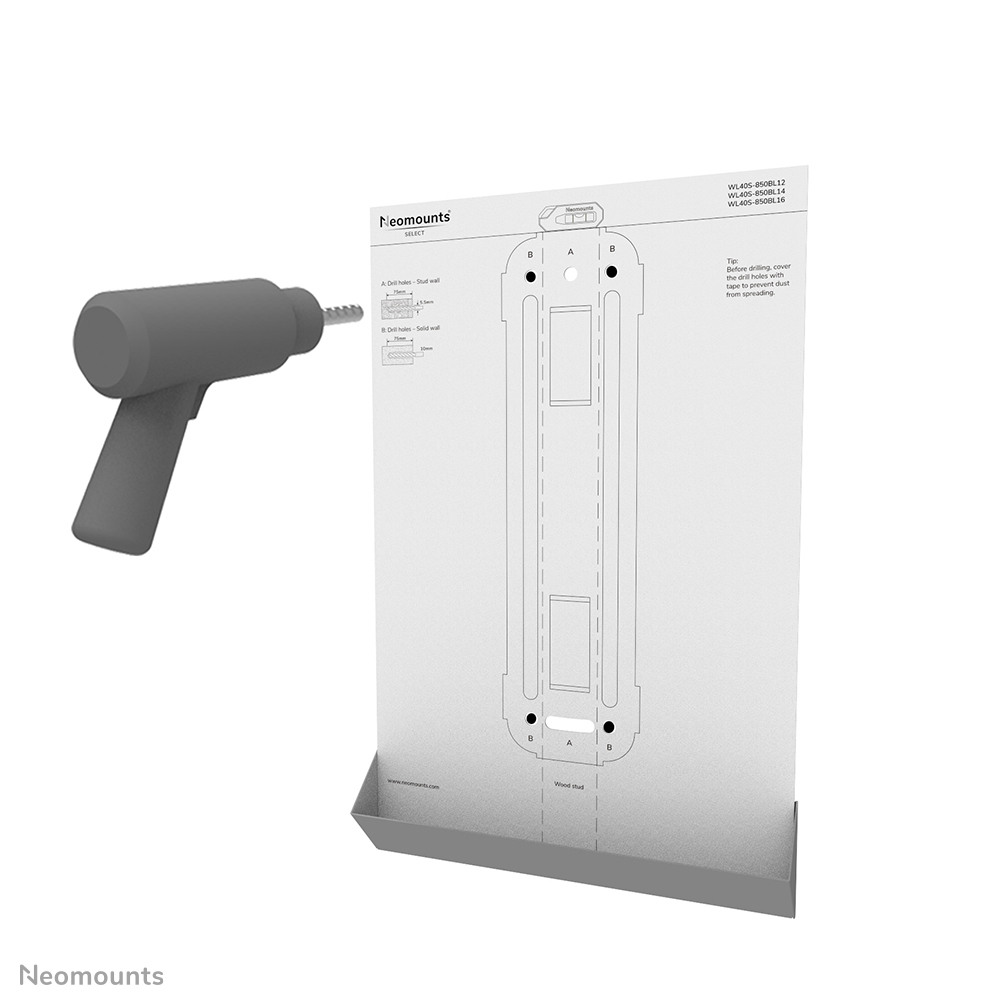 Neomounts WL40S-850BL12 - schwenk- und neigbare Wandhalterung - 32-55 Zoll - VESA 200x200mm - bis 40 kg - Schwarz Neomounts WL40S-850BL12 - schwenk- und neigbare Wandhalterung - 32-55 Zoll - VESA 200x200mm - bis 40 kg - Schwarz