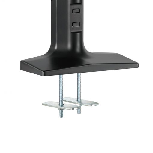 Hagor HA Gasliftarm Dual - fully movable table mount for 2 displays - 17-43 inch - VESA 100x100 mm - up to 10kg - black