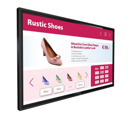 Philips 55BDL3452T/00 - 55 inch - 400 cd/m² - UHD - 3840x2160 pixels - 18/7 - Android - 20 point - touch display