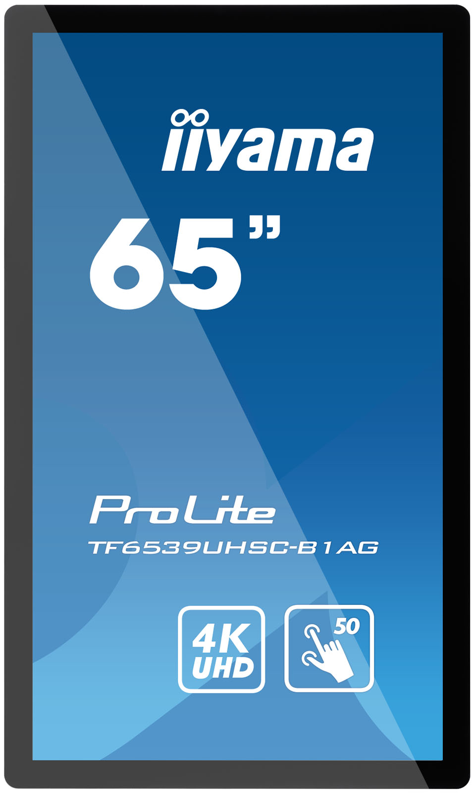 iiyama ProLite TF6539UHSC-B1AG - 65 Zoll - 500 cd/m² - 4K - Ultra-HD - 3840x2160 Pixel - Open Frame - 50 Punkt - Multi-Touch Display