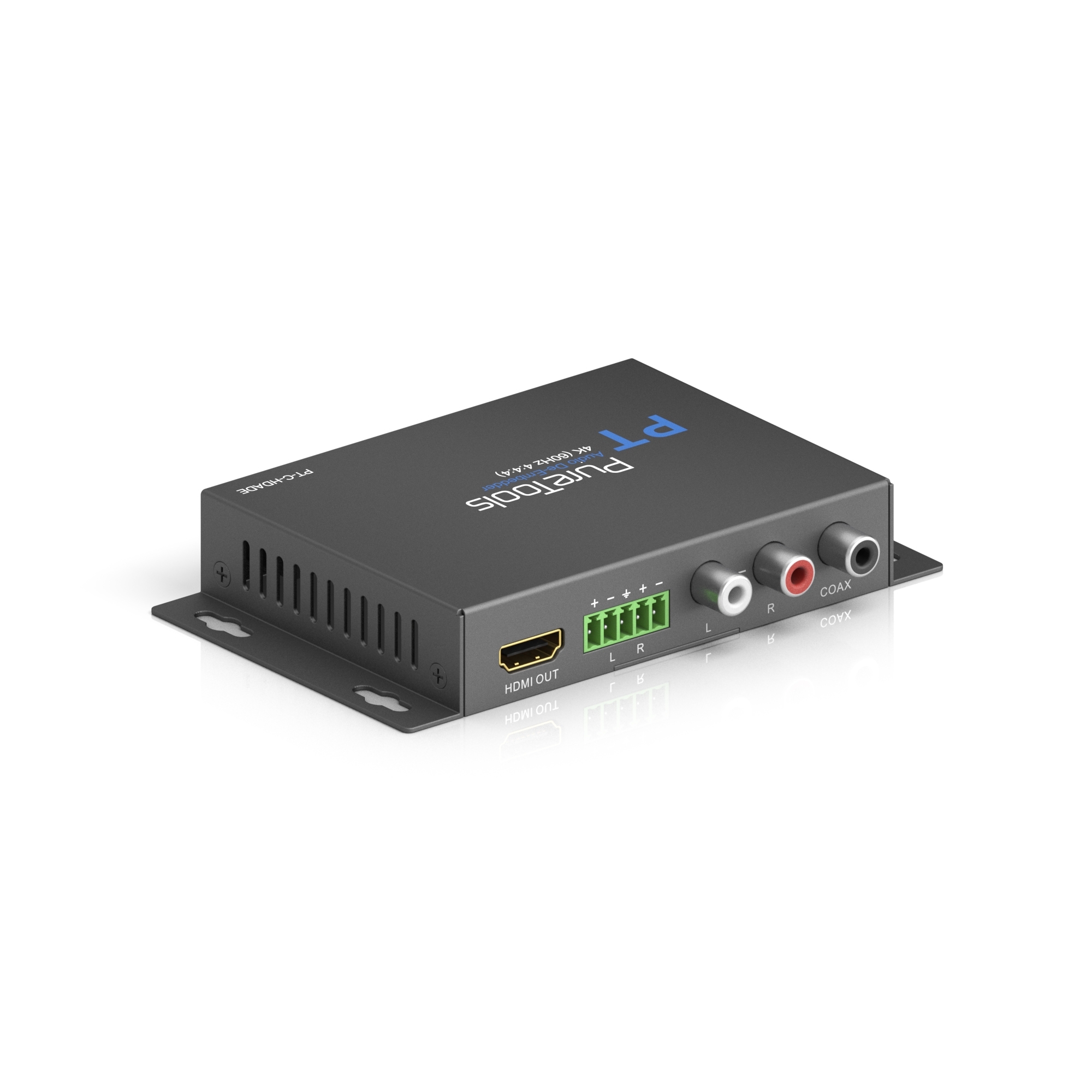 PureLink PT-C-HDADE - HDMI Audio De-Embedder - 4K 18Gbps (60Hz 4:4:4)