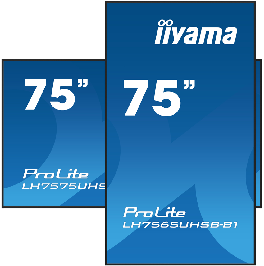 iiyama ProLite LH7565UHSB-B1 - 75 inch - 800 cd/m² - 4K - Ultra-HD - 3840x2160 pixels - 24/7 - Android - Display