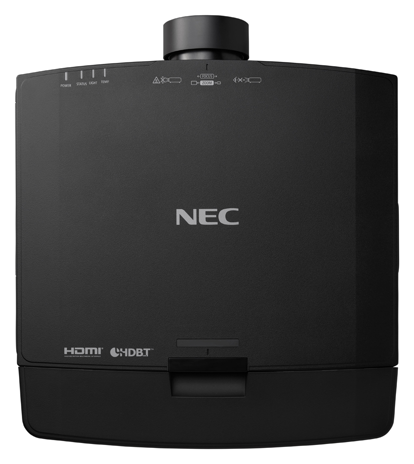 NEC PV710UL-B - WUXGA - 7100 ANSI - Laser Projektor - inkl. Medium-Zoom Objektiv NP13ZL - Schwarz