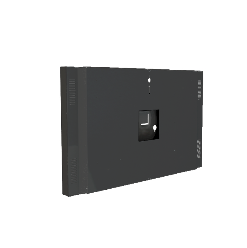 HI-ND WC5512T-0101-02 - Wall Casing Touch - 55 Zoll - Wandgehäuse für Samsung Touch Display QM55B-T - Landscape - Schwarz