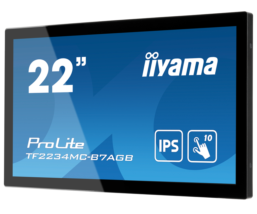 iiyama ProLite TF2234MC-B7AGB - 22 inch - 300 cd/m² - Full-HD - 1920x1080 pixel - Open Frame - 10 point - Touch Display