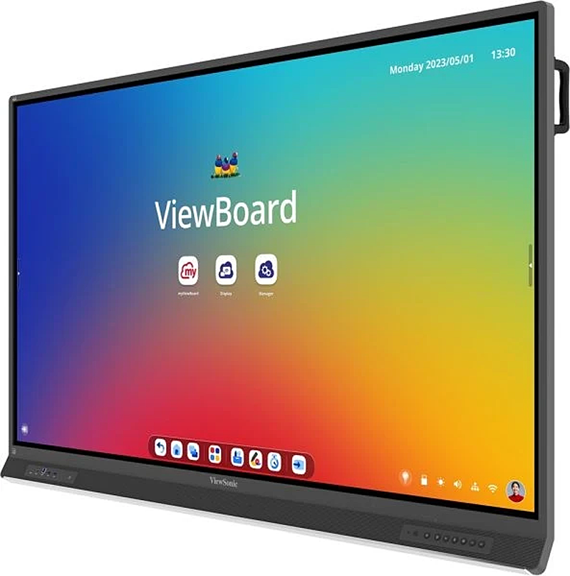 ViewSonic IFP6553 - 65 Zoll - 450 cd/m² - 4K - Ultra-HD - 3840x2160 Pixel - Android 14 - 40 Punkt - Touch Display