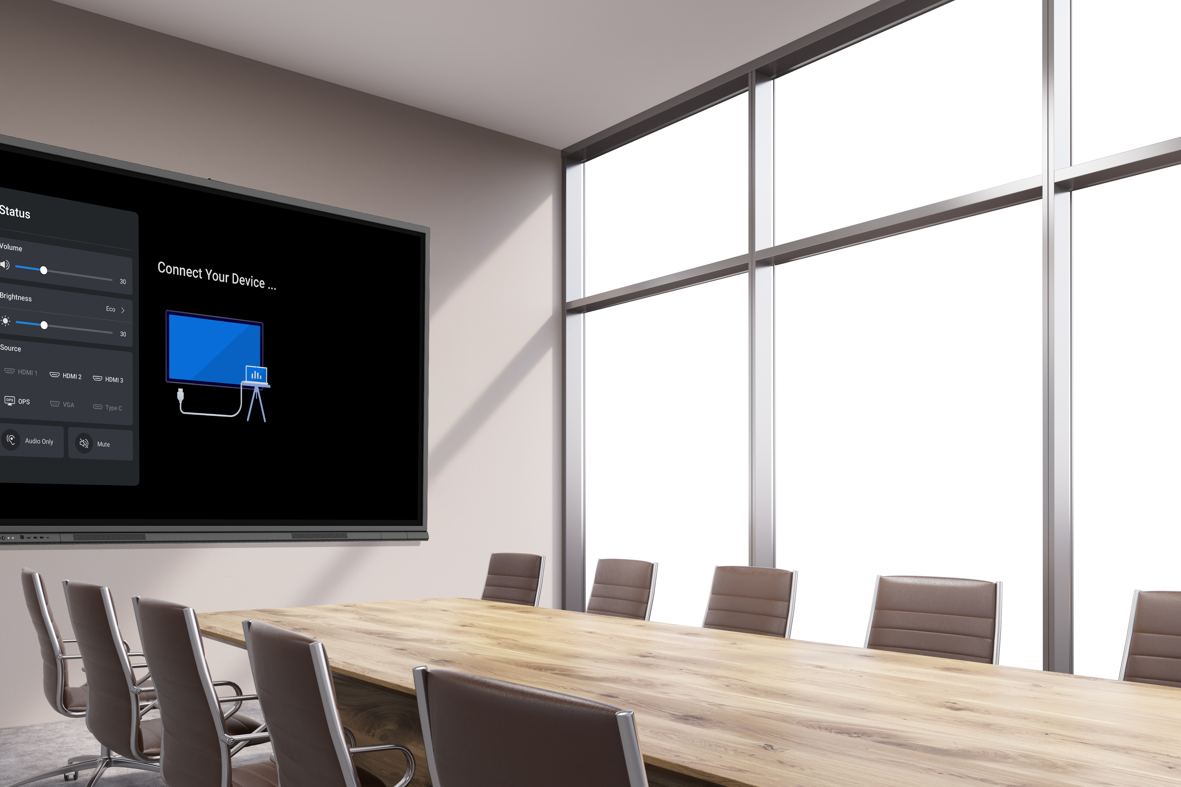NewLine TT-6523C - 65 Zoll - 450 cd/m² - 4K - Ultra-HD - 3840x2160 Pixel - 40/20 Punkt - Touch-Display - NoOS - C-Serie