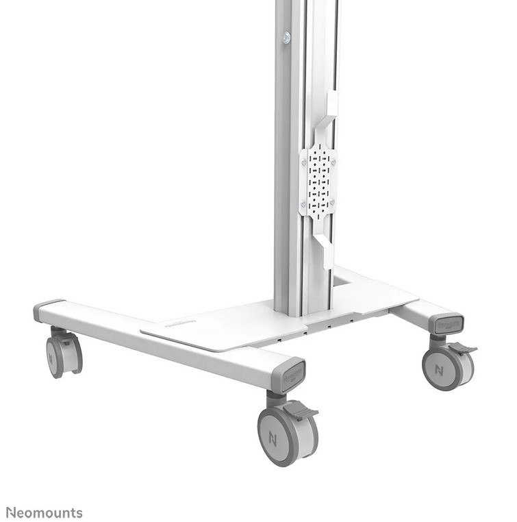 Neomounts Select FL50S-825WH1- height adjustable trolley - 37-75 inch - VESA 600x400mm - up to 70kg - White