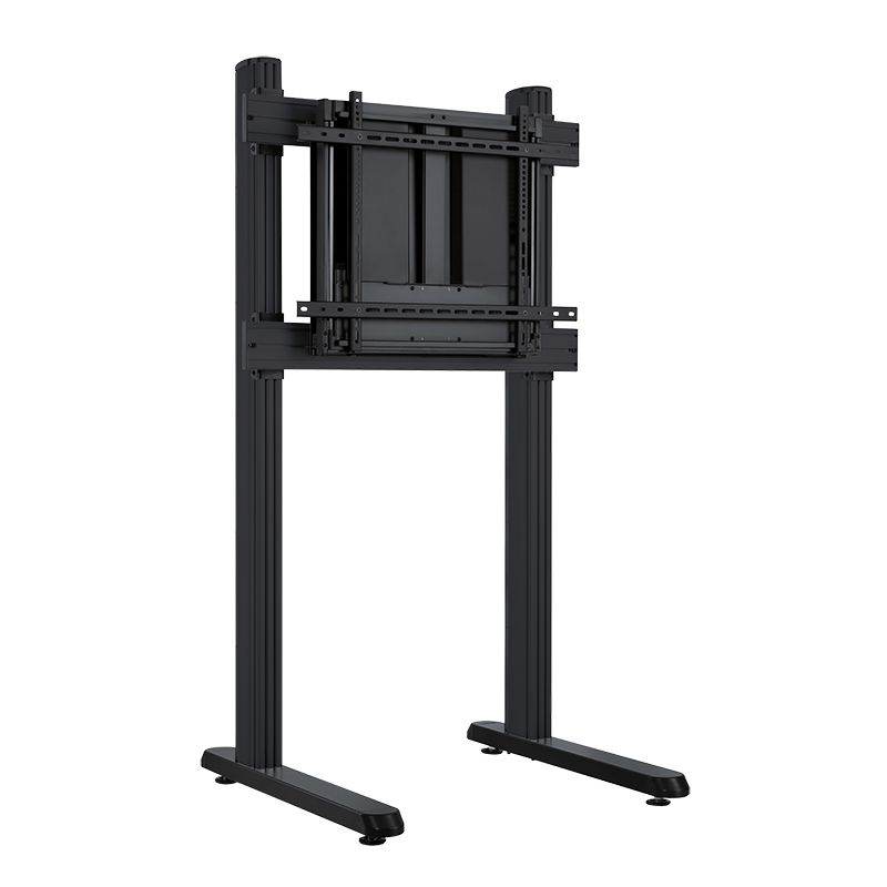 Hagor HP Counterbalanced Floorstand - höhenverstellbares Standsystem - Tafelprinzip - 46-70 Zoll - 40-60 kg - VESA 800x400mm - Schwarz 8219